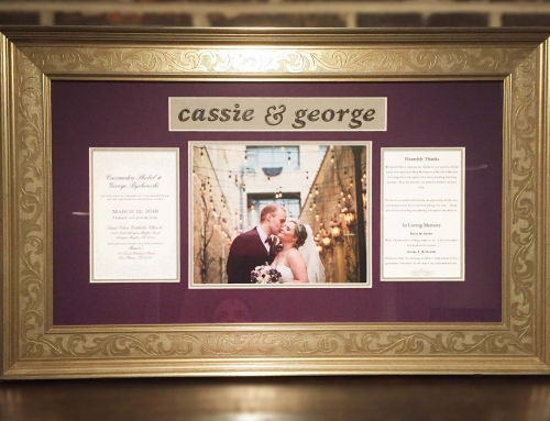 Custom Framing for a Special Day